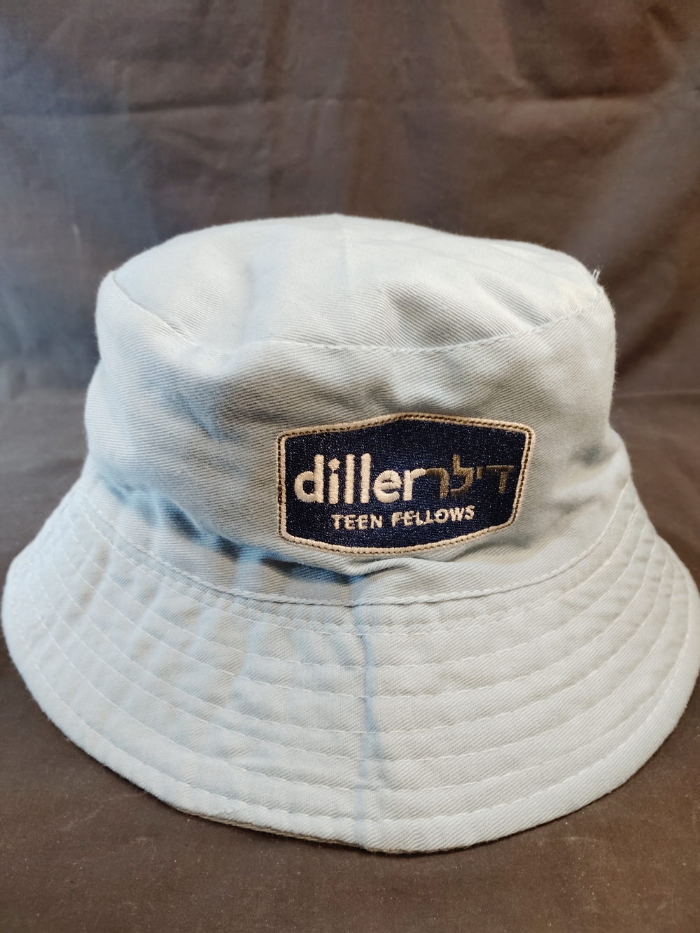 Light Blue Kids Bucket Hat with Patch